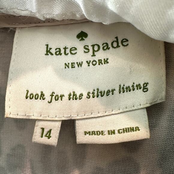 KATE SPADE Cheetah Print Fit & Flare Dress Animal Print Short Sleeve | Size XL - Picture 5 of 6